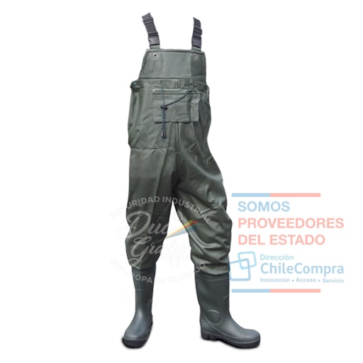 Bota Jardinera Snow Verde Punta Acero