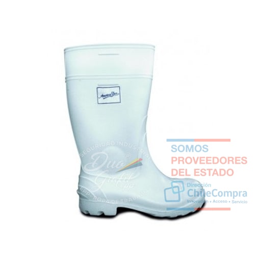 BOTA PVC IND.A.SHOE BLANCA CON PUNTA-min Bota PVC IND.A.Shoe Blanca c/ Punta - Imagen 1