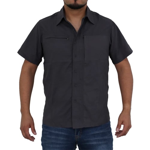 Camisa HW Manga Corta Dark Grey