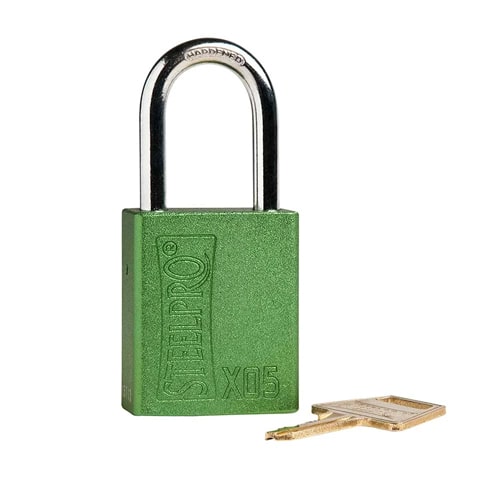 Candado De Bloqueo Lock Out Steel-Pro X05 Verde