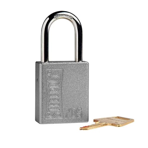 CANDADO LOCK OUT STEELPRO X05 PLATEADO-min Candado Lock Out Steelpro X05 Plateado - Plateado - Imagen 1