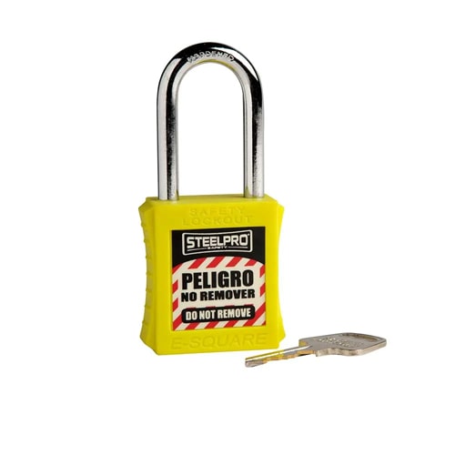 CANDADO STEELPRO DIELECTRICO AMARILLO-min Candado Steelpro Dielectrico Amarillo - Imagen 1