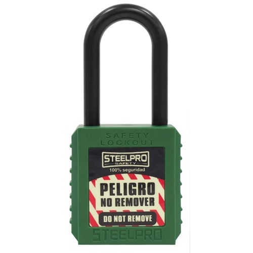 Candado Steelpro Dielectrico Verde - Verde