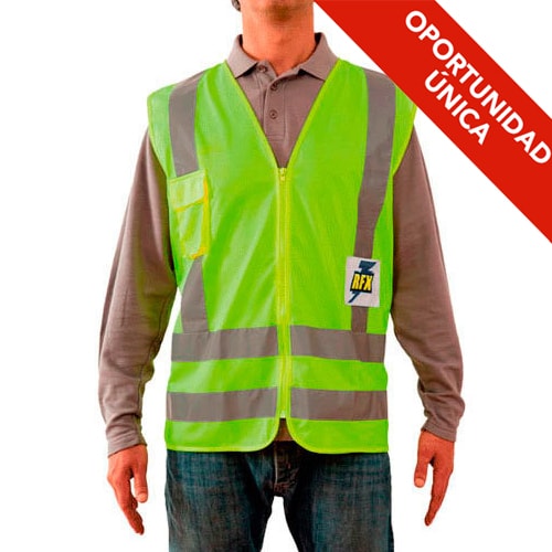 Safety Chaleco Clasico Rfx Verde Upf 25 (Fp Solar)