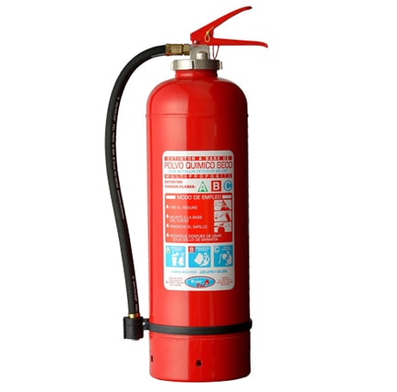 Extintor PQS 10kg con Botellín CO2