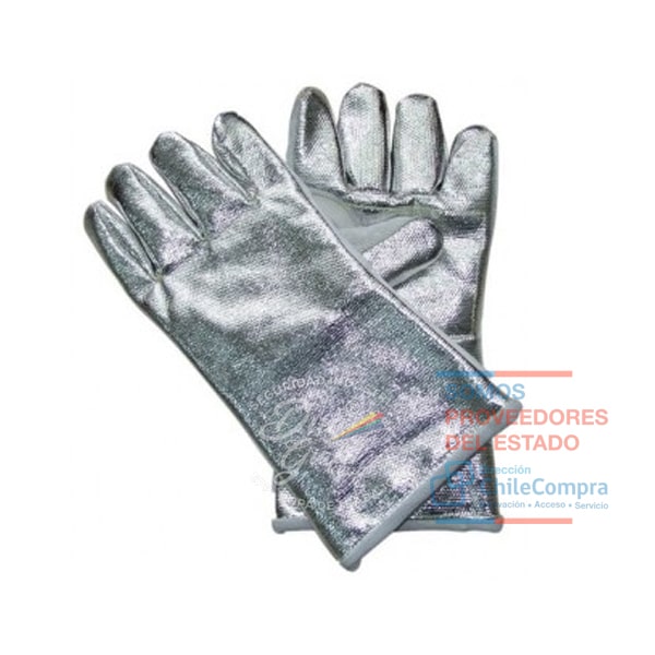 Guante kevlar aluminizado d-palma aluminizada