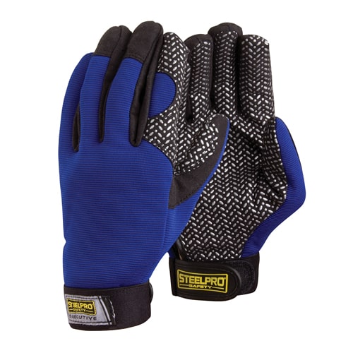 Guante Steelpro Antideslizante Azul