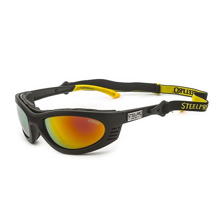 Lente De Seguridad Turbine Gt Gris / Marco Negro C/Revo Rojo