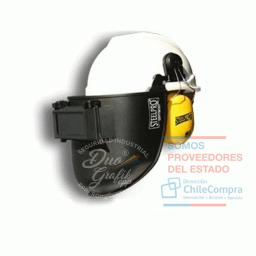 Máscara de Soldar Optech Adosable al Casco SteelPro