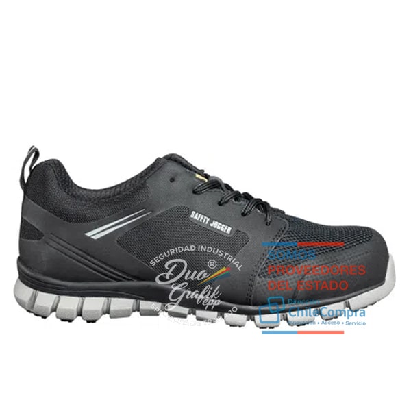 Zapatilla Safety Jogger Ligero Negro